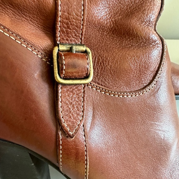 “Vintage Look” Brown Cognac Boots Sz 9.5 - Picture 5 of 5